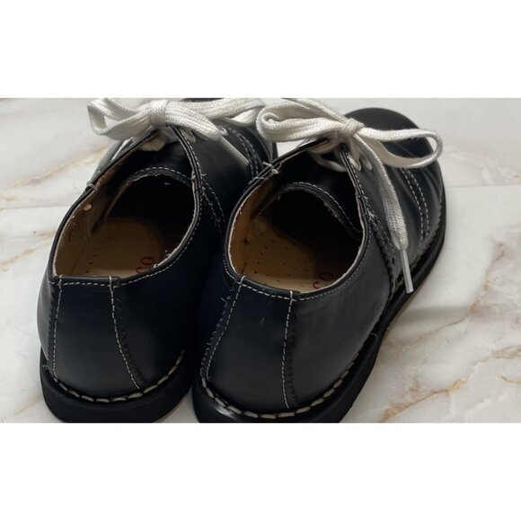 Kesco Navy Blue Lace-up Saddle Oxford Shoes Uniform School Womens Size 5 1/2 - Picture 13 of 16